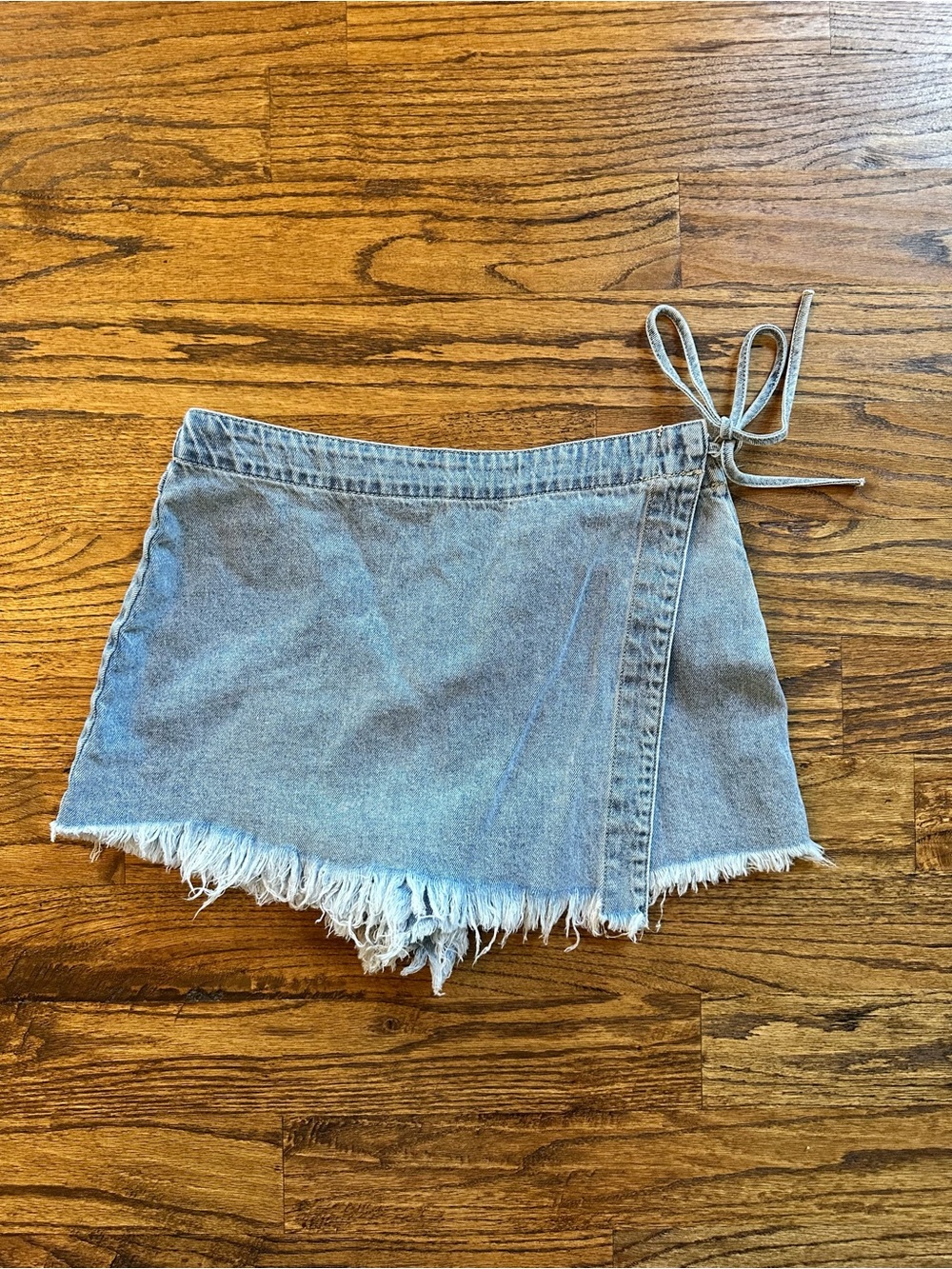 Happily Grey denim skort NWOT size 28/7